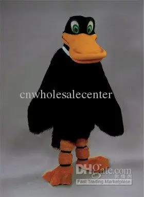 

2025 New Adult Hot Sale Foam Cute Black Duck Fancy Cartoon Mascot Costume Plush Christmas Fancy Dress Halloween Mascot Costume