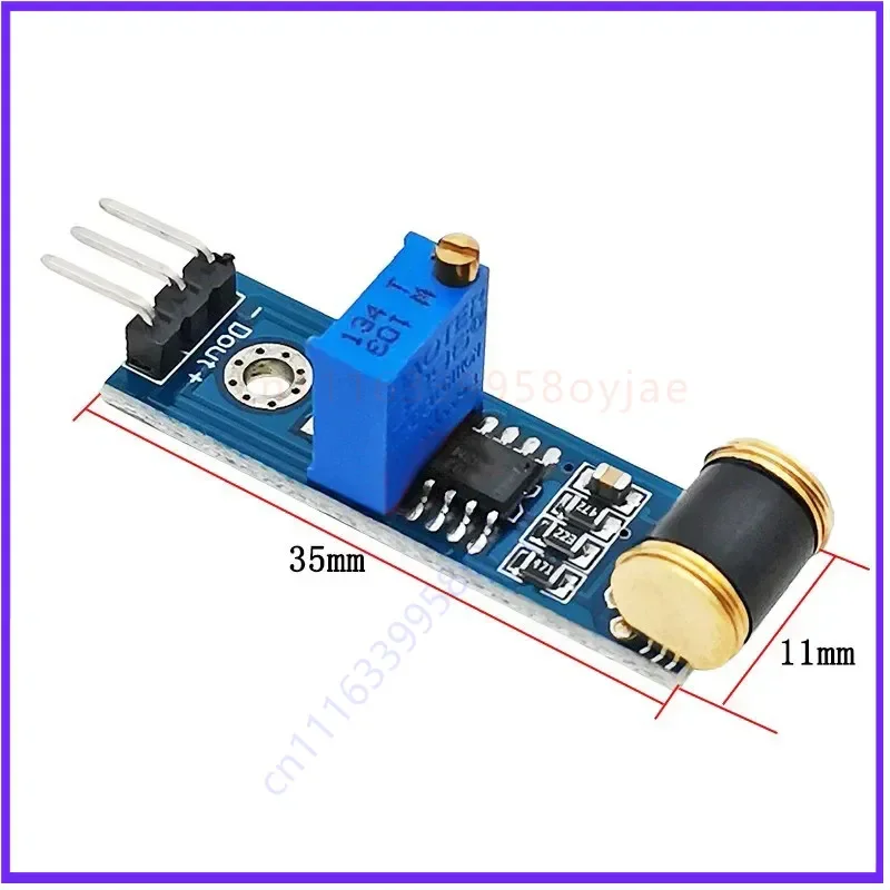 Sensor Module for 801S Vibration Switch LM393, Adjustable Sensitivity DC3-5V