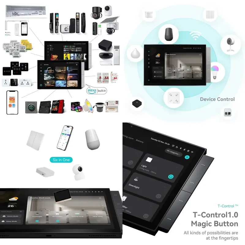 2026 Multifunctional IPS Central Control Screen Android 10.1-inch Touchscreen Zigbee Smart Central Gateway Touchscreen