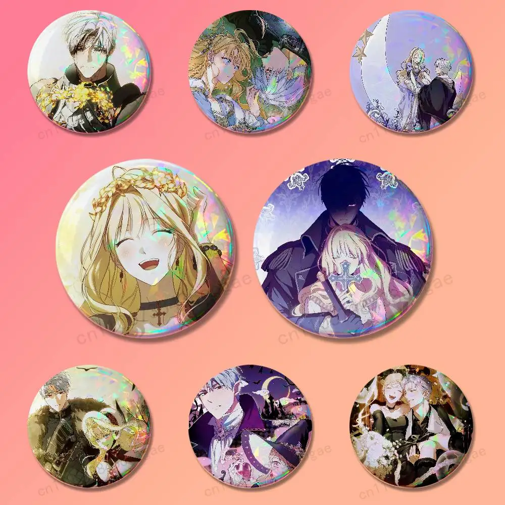 How To Win Comics My Husband Over Brooches Creative Round Badge Gifts Pins 25/32/44/58/75mm