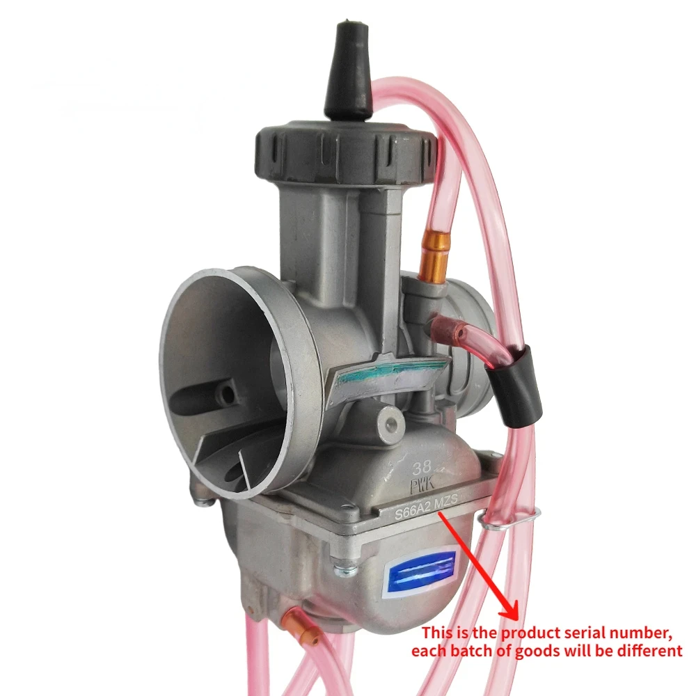 PWK38 Carburetor For Kawasaki KX125 KX250 KX500 Moto Carb Keihin 38mm Air Striker PWK Carburador KX 125 250 500 Carburatore