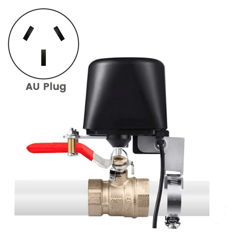 Tuya Smart Zigbee 3.0 صمام المياه صمام الغاز صمام ميكانيكي مفتاح التحكم في صمام بلوتوث (قابس الاتحاد الأفريقي)
