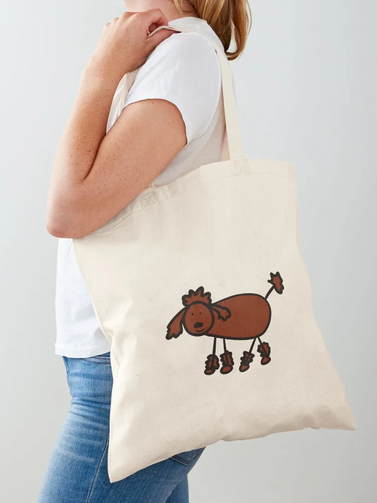 

Poodle Tote Bag personalized tote tote bag women shopper bag women canvas Reusable bags