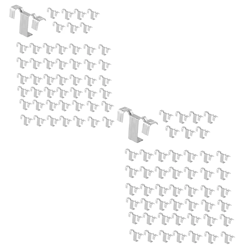 Hot-50PCS Solar Panel Photovoltaik Wasser Guide Clip Edelstahl Deflektor Schlamm Ablauf Taste Wasser Redirection Clips