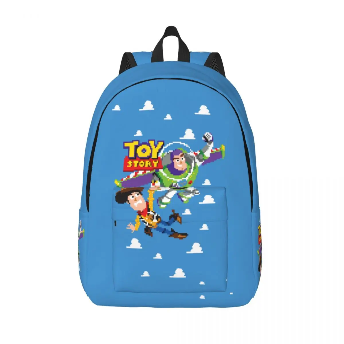 Toy Story 8Bit Woody And Buzz Backpack for Men Women Casual High School Business Daypack Laptop Shoulder Bag Gift