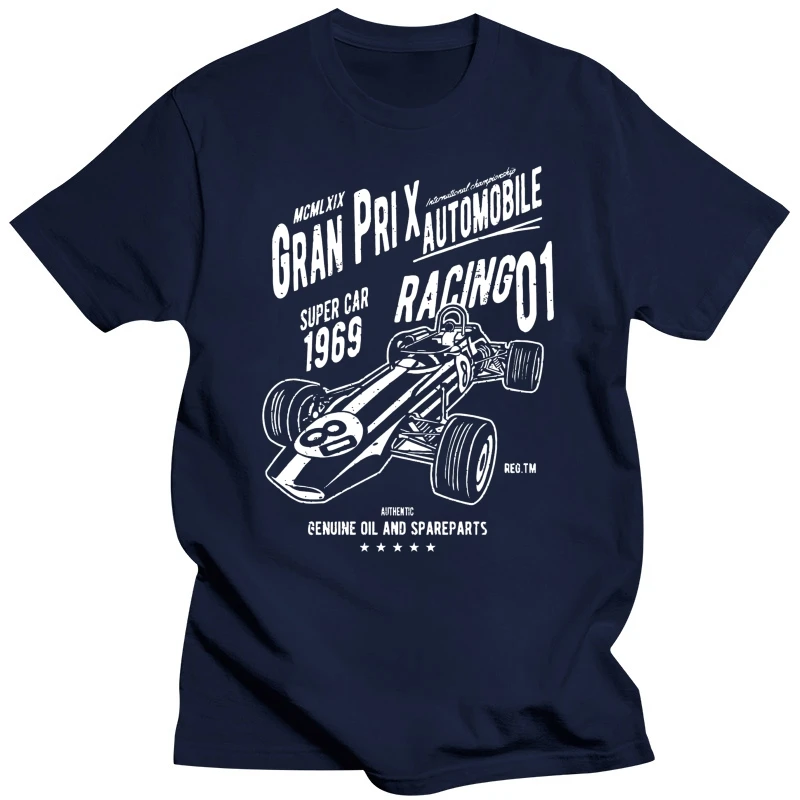 2019 New Fashion Men Tee Shirt 1969 Gran Prix Super Car, Racings Car, Motor Adult Unisex & Female T-Shirt