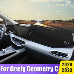 For Geely Geometry C 2020 2021 2022 2023 Car Dashboard Cover Mat Dash Board Sun Shade Pad Anti-UV Non-Slip Pad Dash Accessories