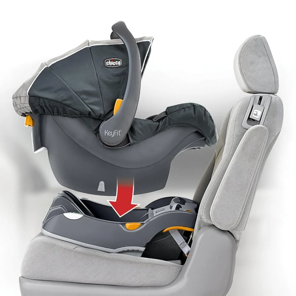 KeyFit 30 Asiento y base para automóvil infantil |   Asiento trasero para bebés de 4 a 30 libras. |   Soporte para cabeza y cuerpo infantil