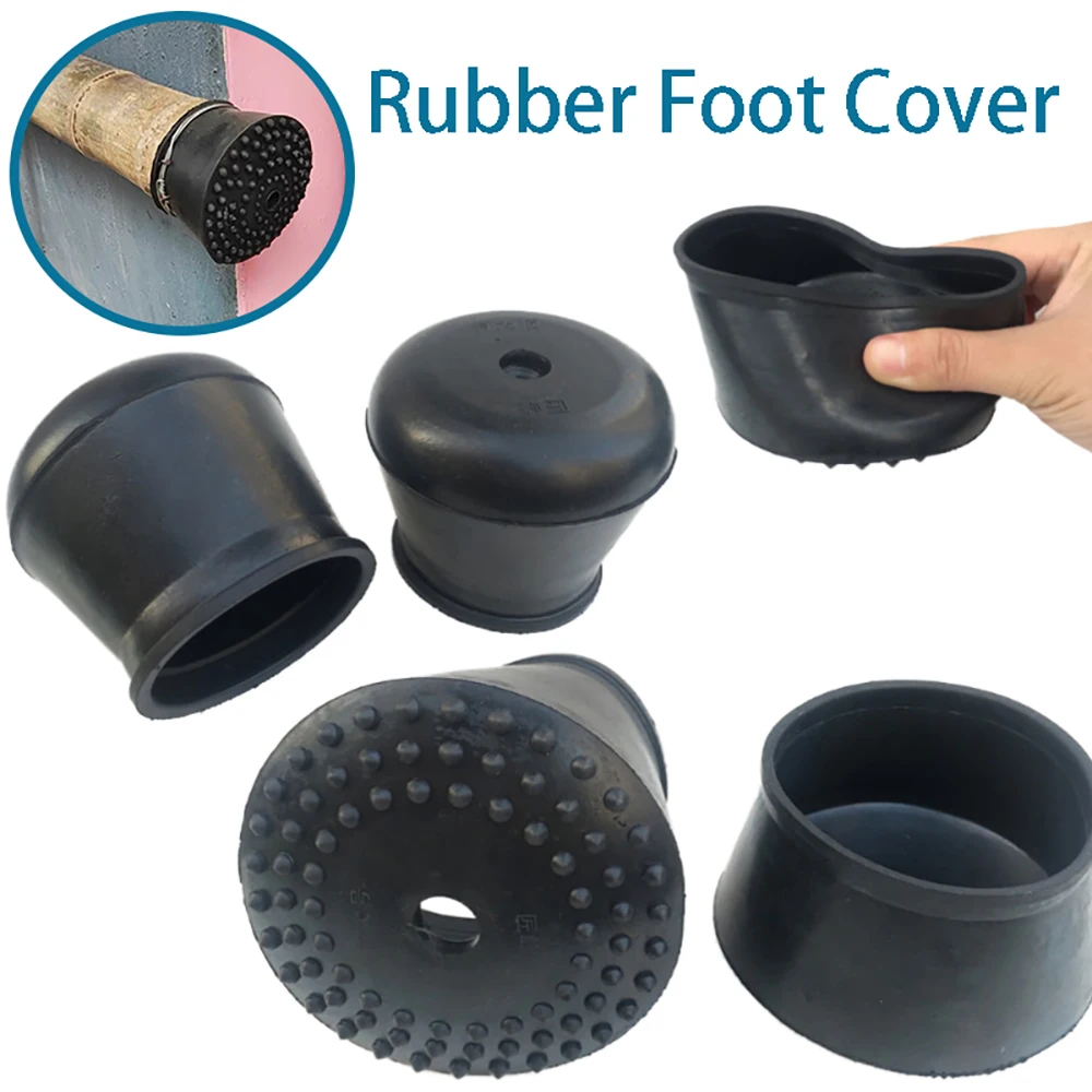 Rubber Anti-Slip Foot Covers For Bamboo Ladders Ladder Foot Cover Accessories Protective  Anti-Slip Wear-Resistant And Thickened