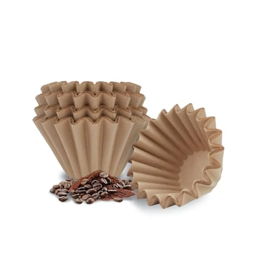 Disposable Small Coffee Filters, 100PCS Unbleached Basket Coffee Paper Filter for Ninja Pods and Grounds Specialty Single-Serve