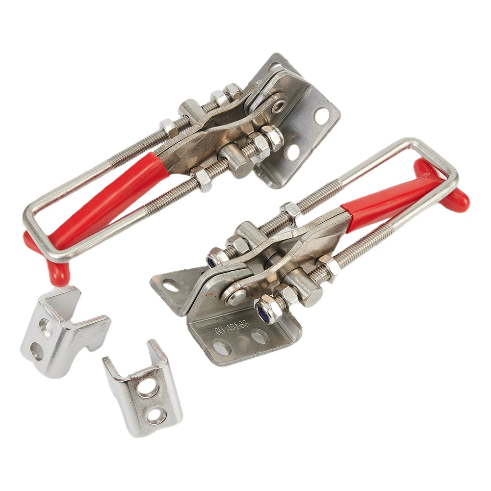 Parts 200kg 2pcs Bolt Clamp Duty Heavy Latch Stainless Steel Toggle U Load Self-lock Replacement Tools 2021ER Top-quality