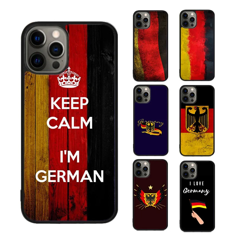 German Empire Flag Phone Case cover For iPhone SE2020 15 16 14 13 Pro Max Coque 12 11 Pro Max For Apple 8 PLUS 7 6S fundas