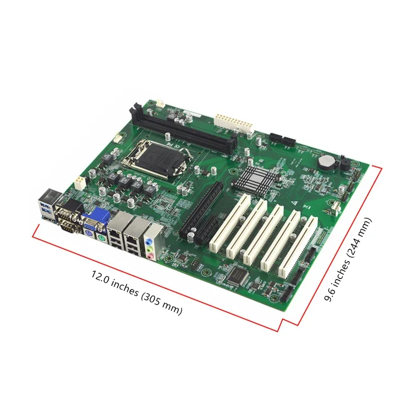 Adipcom ATX motherboard EAMB-1521  2th 3th Gen LGA1155 I3/I5/I7 Dual LAN DDR3 support 16GB memory computer server board