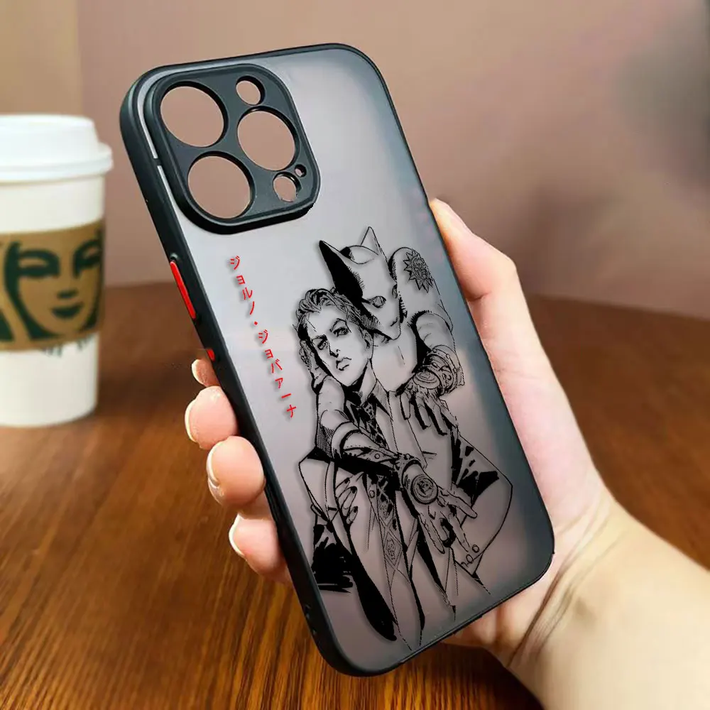 Anime JoJos Bizarre Adventure Matte Phone Case For REALME 6 7 7I 8 8I 9 9I 10 11 12 13 C21Y C35 C53 C55 C55 C75 GT NEO 2 Fundas
