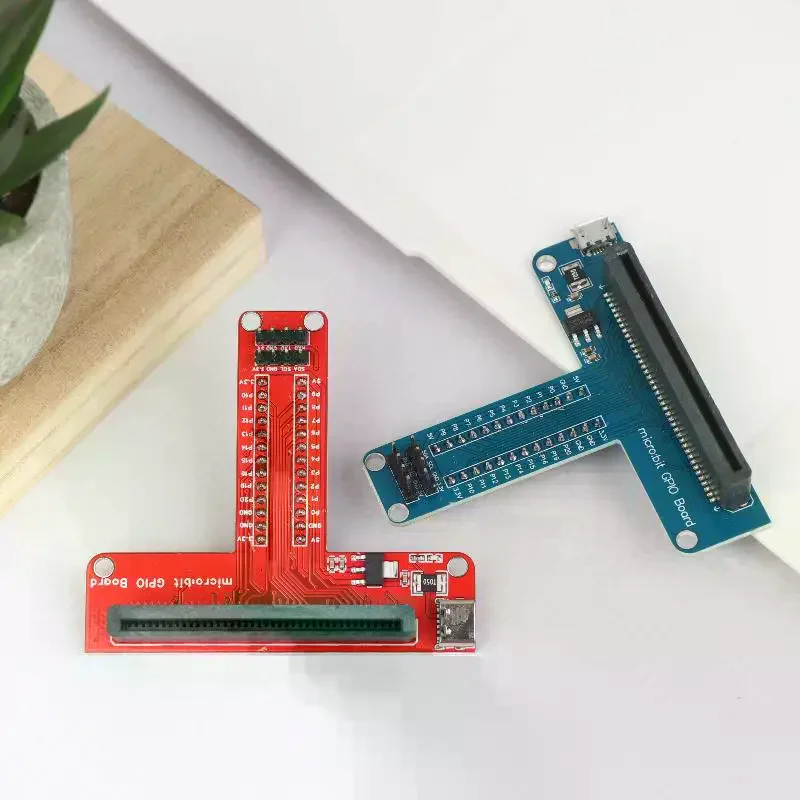 【New】Microbit Development Board T-Type GPIO Expansion Board 3.3-5V Voltage Conversion Compatible Development Board Interface
