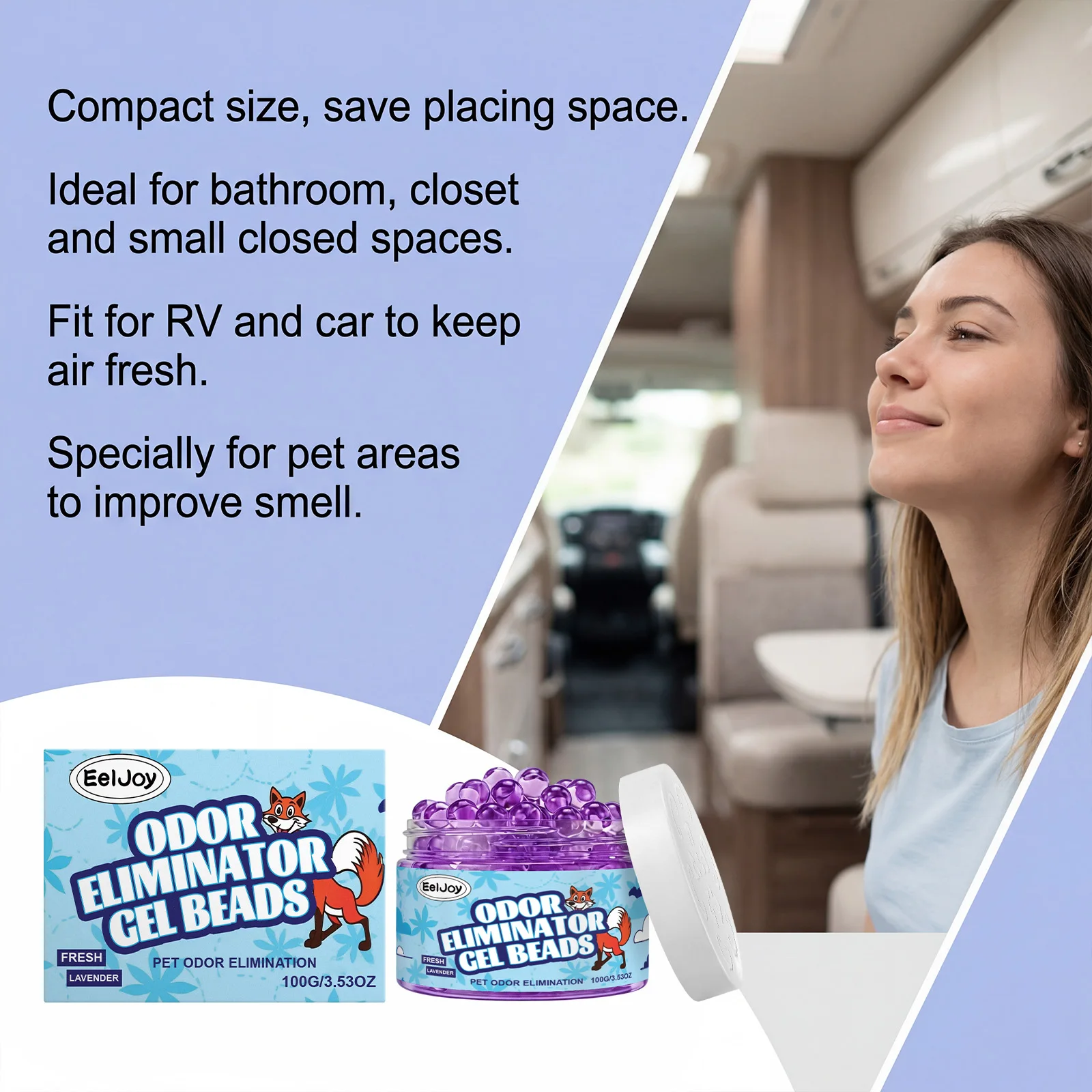 Pet Odor Eliminator Gel Beads - Gel Air Freshener 评论和价格