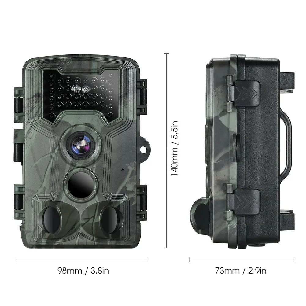 PR1000 Hunting Trail Camera 36MP Night Vision Wildlife Camera With Motion Activated Outdoor Trail Cam Trigger Wildlife Scouting
