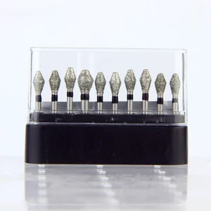 LODDEN 10 adet Diş Burs Elmas 27 Boyutları 1.6 mm için Yüksek Hızlı El Aleti, siyah Halkalar, süper Kalın, araçları, diş Freze Matkap uçları, elmas matkap uçları odontologica, çekiç matkap, ve darbe 7 en çok satılan, matkap, 27 mm) - no. 8