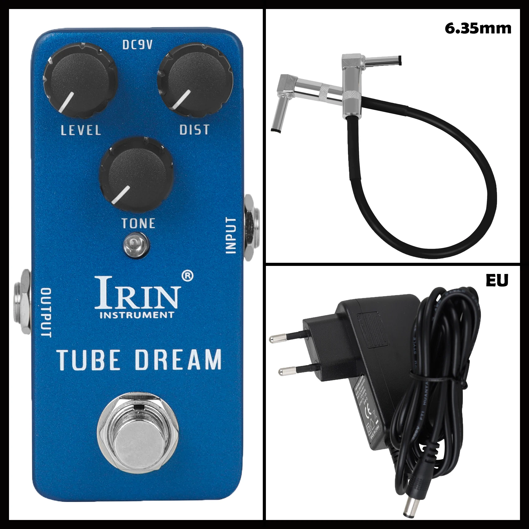 

IRIN RS-04 Electric Guitar Effects Pedals TUBE Dream High Gain Guitar Effect Pedal True Bypass New Model Guitar Accessories