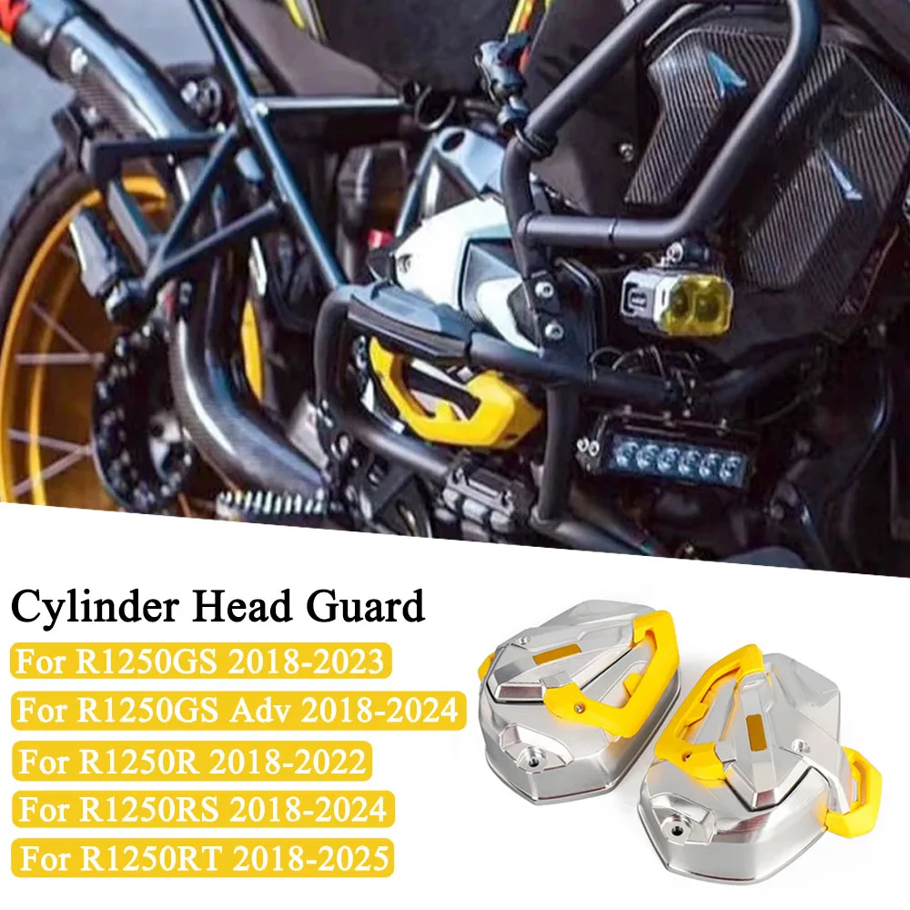 

For BMW R1250GS ADV Adventure R 1250 GS R1250R R1250RT R1250RS 2018-2025 Motorcycle Engine Guard Cylinder Head Protector Cover