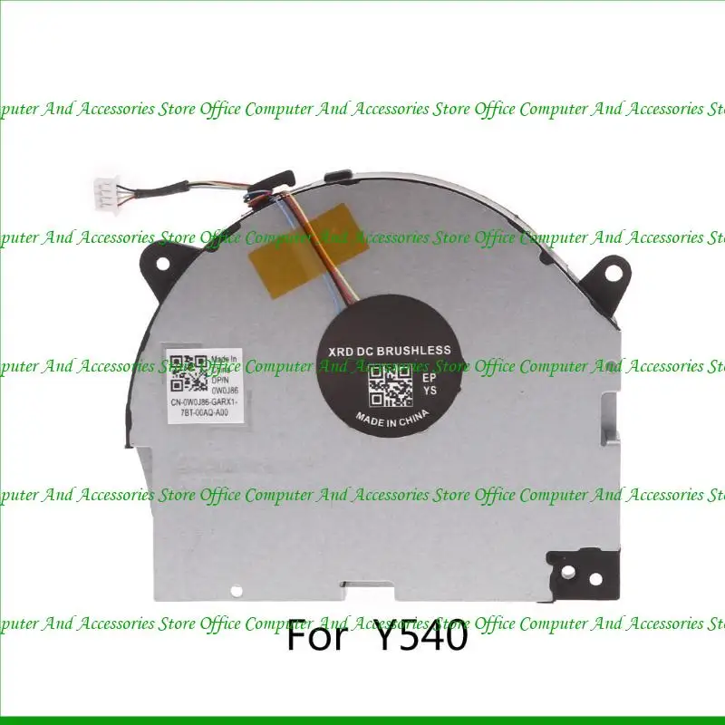 U55C CPU Fan GPU Radiator Fan Radiator para Y540-17 Y540-17IRG Notebook