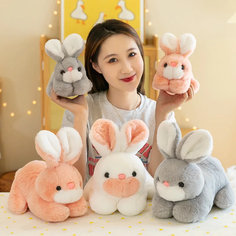 

Simulation Plush Animal Cute Bunny Doll Plush Toy Home Bedroom Decoration Children's Toy Gift Girl Pillow Baby Comfort Doll