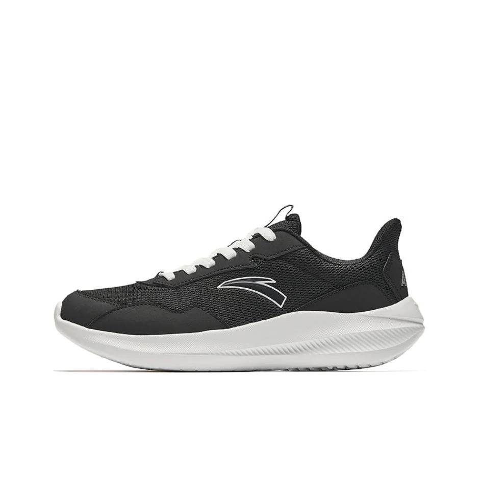 

Anta Running Collection Cushioning Slip Resistant Low top Casual Running Shoes Men's Black 912435559-1