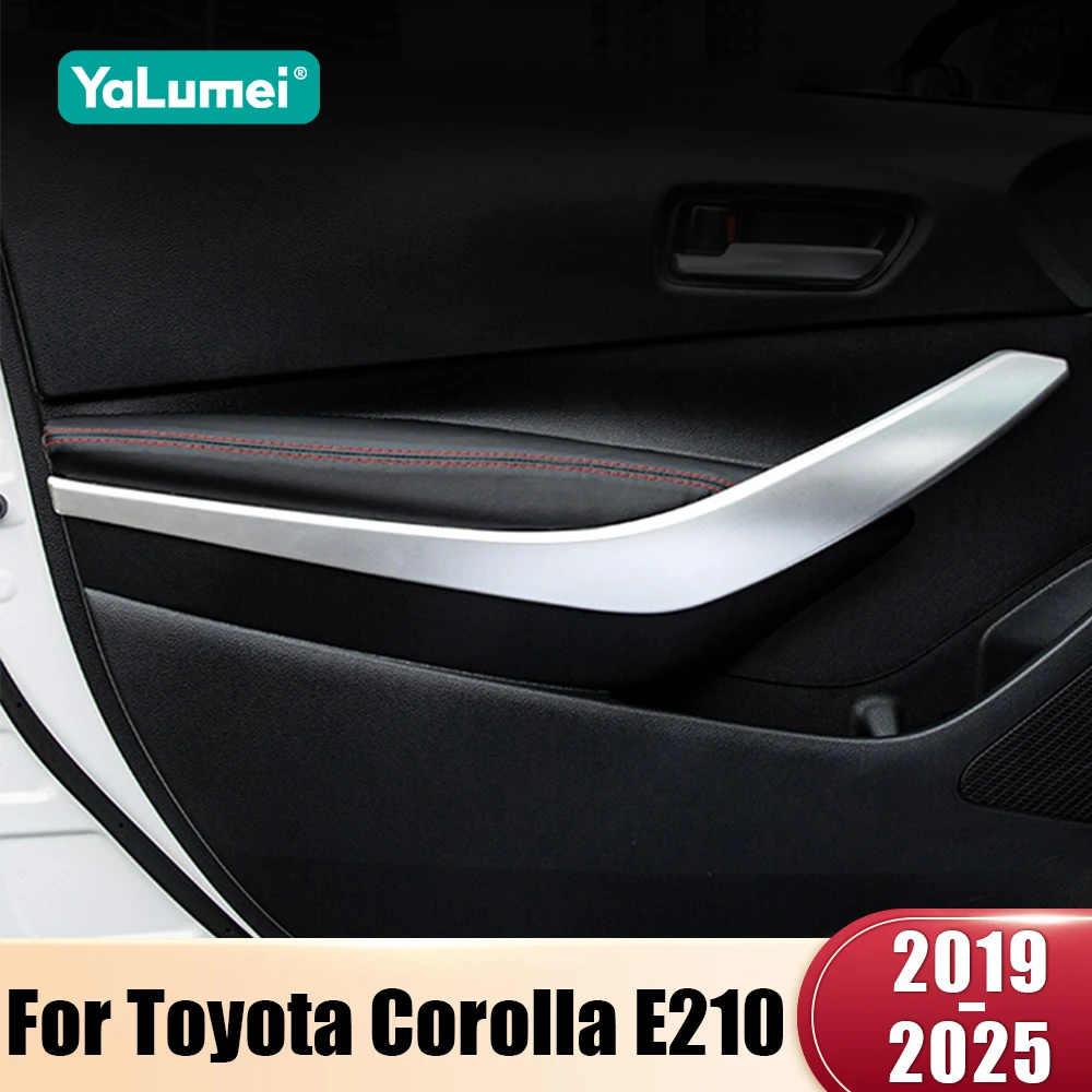 

ABS Car Door Armrest Frame Strip Trim Cover Stickers For Toyota Corolla E210 2019-2021 2022 2023 2024 2025 Hybrid Accessories
