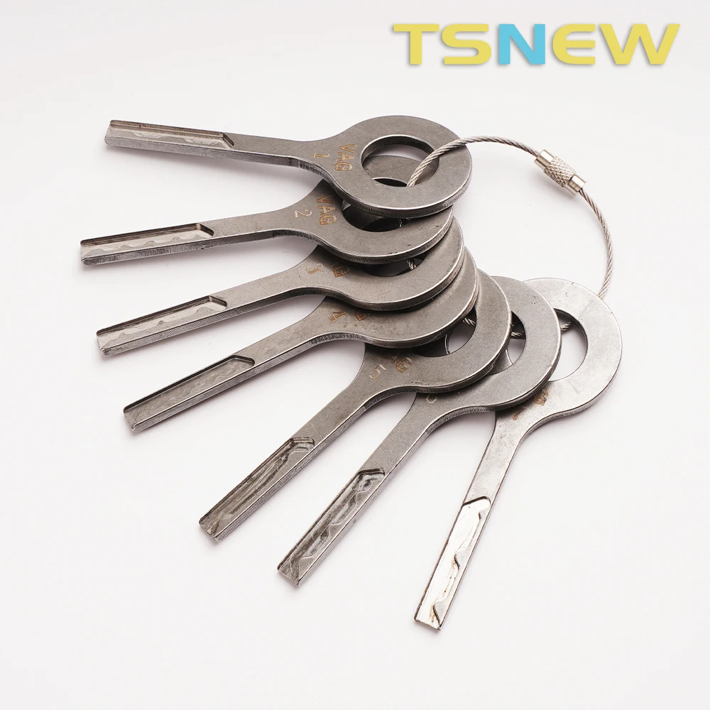 

New Type HU66 7 in 1 locksmith tool for VAG VW LOCK KEYS HU66 V4.0 V3.0 INNER GROOVE HU66 TOOLS