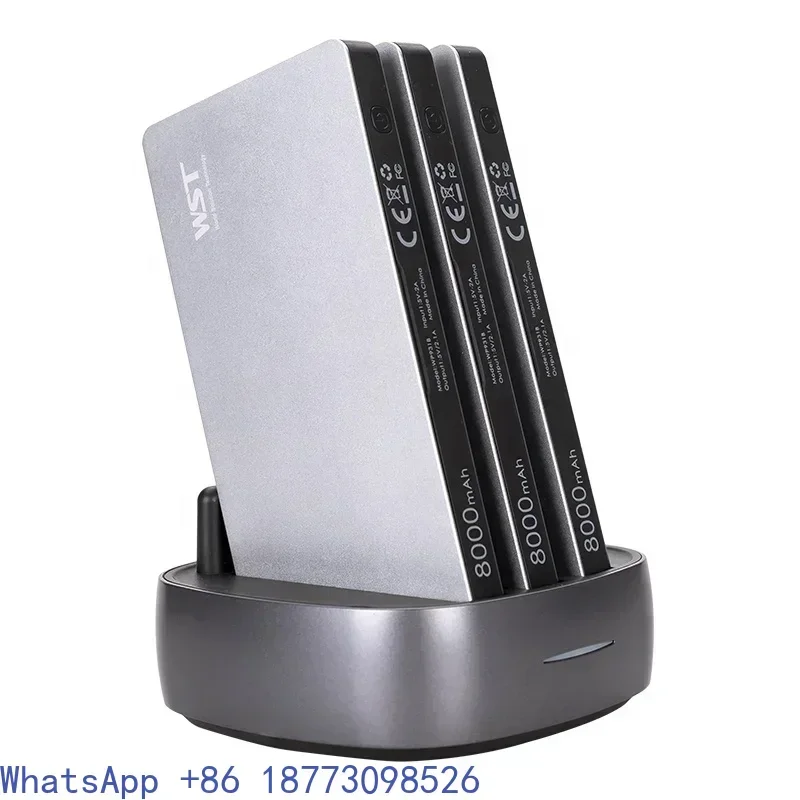 Consumer electronics 3 in 1 multiple restaurant powerbank 8000mah dock station