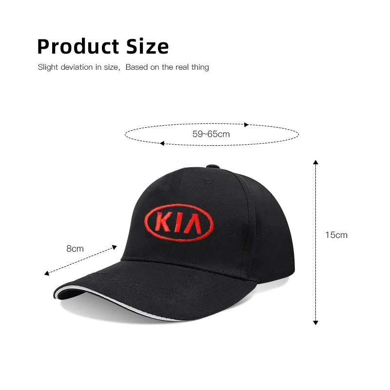 كيا شعار قبعة بيسبول الرجال النساء قابل للتعديل بلغت ذروتها قبعة لكيا EV6 ستينغر ريو سورينتو بيكانتو Ceed بوريغو سيروس K4 K5 K8 K9