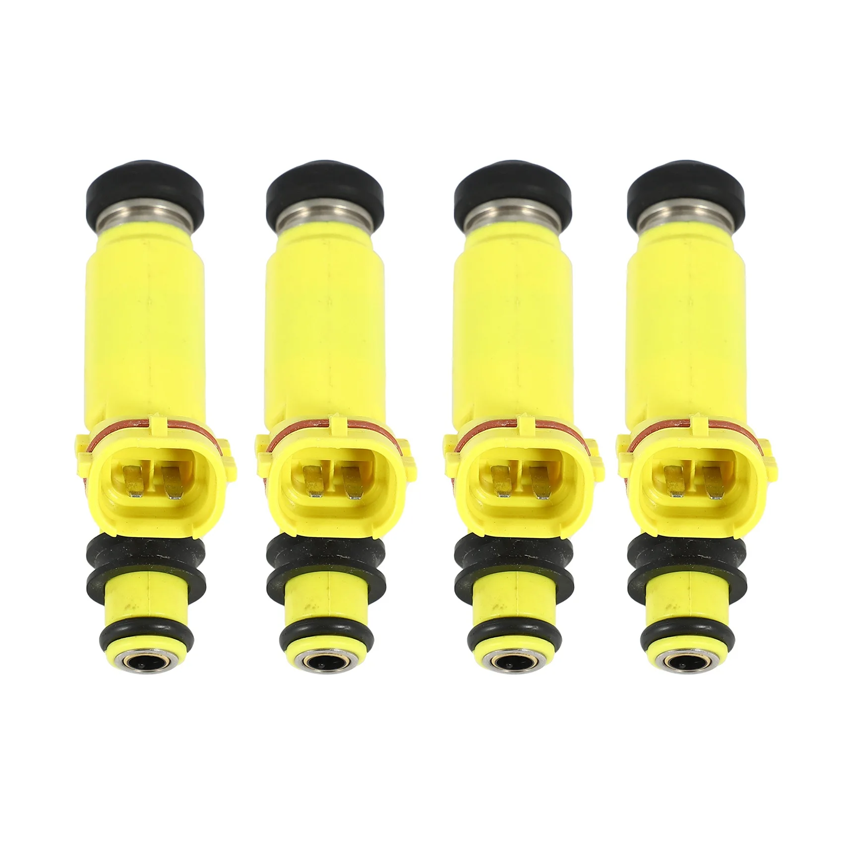 4Pcs Fuel Injector Nozzle 195500-4450 for Mazda Rx8 Mx5 E85 Grand Touring Coupe 4-Door 1.3L 2004-2009