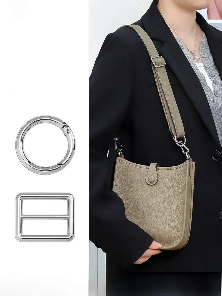Herms Evelyn Shoulder Strap Adjustment Buckle Day Word Bag Strap Ring Buckle Modification round Ring Buckle Accessories