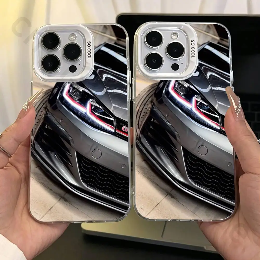 

Car G-Golf R 7 GTI Phone Case For iPhone Air 16 15 14 Pro Max Plus 13 12 11 17 Pro Max Mini Hard Cover