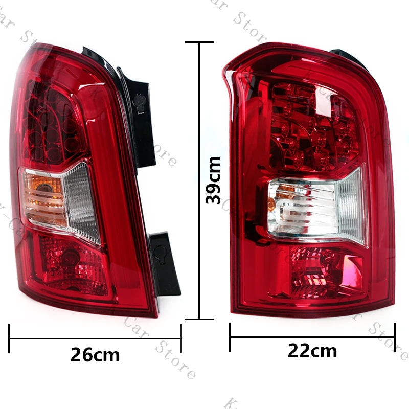 Car LED Tail Light Assembly For SsangYong Rexton W 2013 2014 8360108C10 8360208C10 Rear Tail Light Brake Signal Lamp Accessories