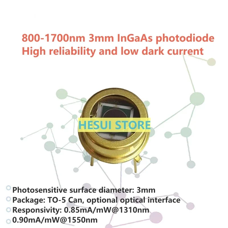 LSIPD-L3 800-1700nm 3mm InGaAs photodiode Photodetector Optical interface optional