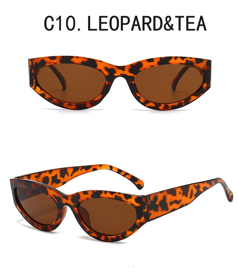Mode Sonnenbrillen Frau Vintage Cat Eye Luxus Design Sonnenbrille Marke Shades Weibliche Nette Candy Farbe Brillen – Detail 15