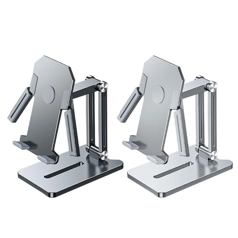 LX0B Foldable Height Stable and Non Slip Desktop Phone Holder Cradle Dock