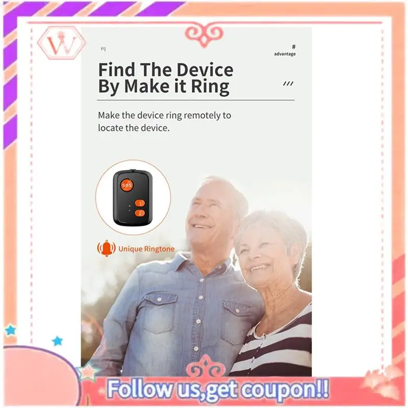 

Durable GPS + Beidou Tracker RF-V51 WIFI Compatible With 4G LTE/3G WCDMA/2G GSM SOS Alarm Two-Way Voice Tracking Waterproof