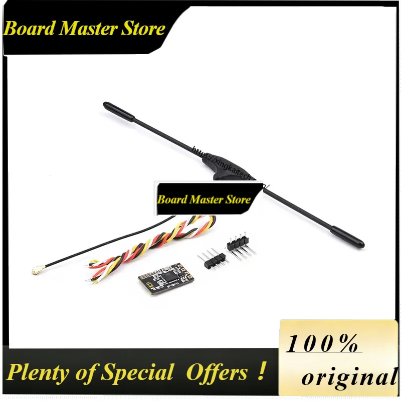 BoMaSRadiomaster ELRS RX433Mhz 750MHz VRX VTX 100mW ExpressLRS ELRS 720M Hz 2.4G Receiver VTX FPV Aircraft Model With T Type An