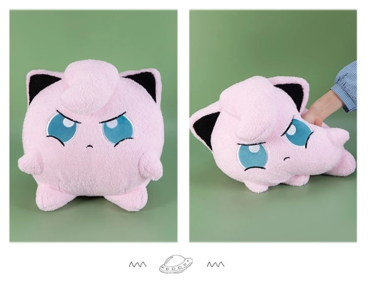 Sehr Weiches Flauschiges Jigglypuff Plüschtier Gefülltes Anime-Kuschelkissen Japanischer Stil Plüschfiguren Cartoon-Puppe Sofa Bett Heimdekoration Geschenke – Detail 12