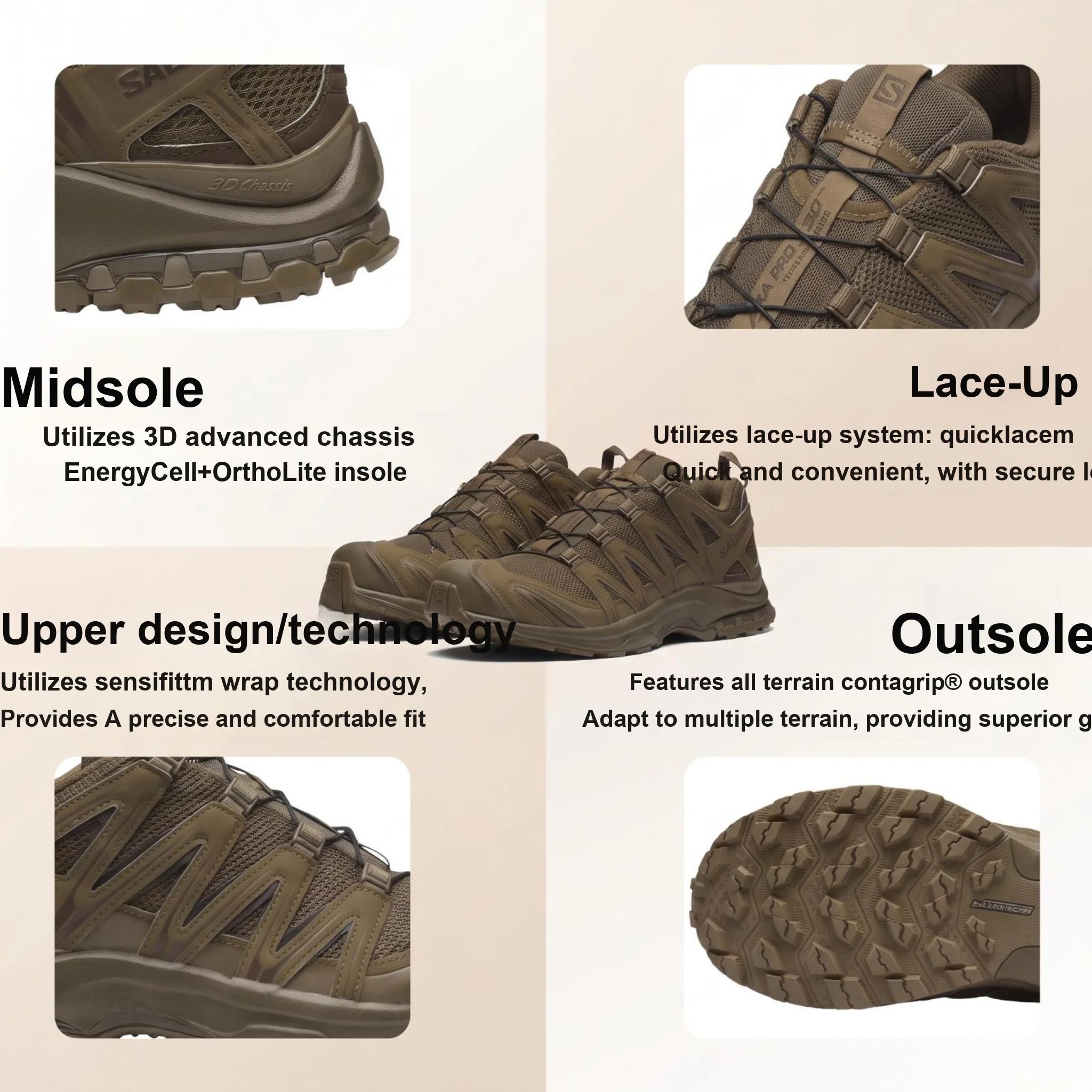 SALOMON XA PRO 3D, Zapatillas  - Salomon Shoes Xa Pro 3D reseña y precio