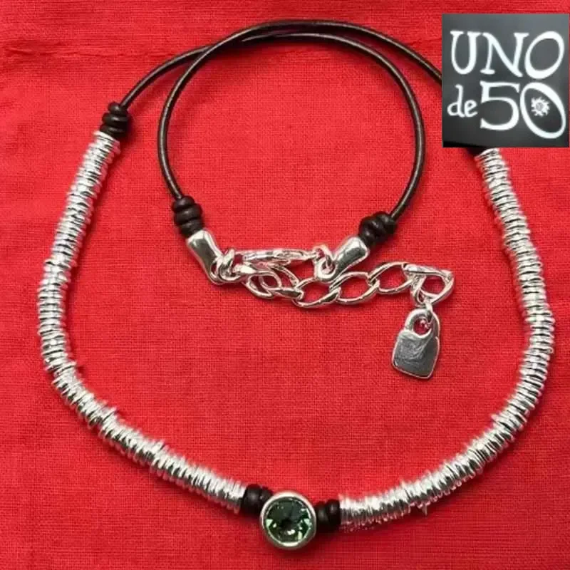 

2024 Selling Exquisite High Quality UNO DE 50 Fashion Classic 925 Necklace Jewelry Romantic Holiday Gift