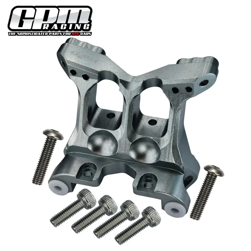 GPM-voorste schokdemperbevestiging van aluminiumlegering voor LOS231007 LOSI 1/10 Baja Rey 1.0 DESERT TRUCK - LOS03008.