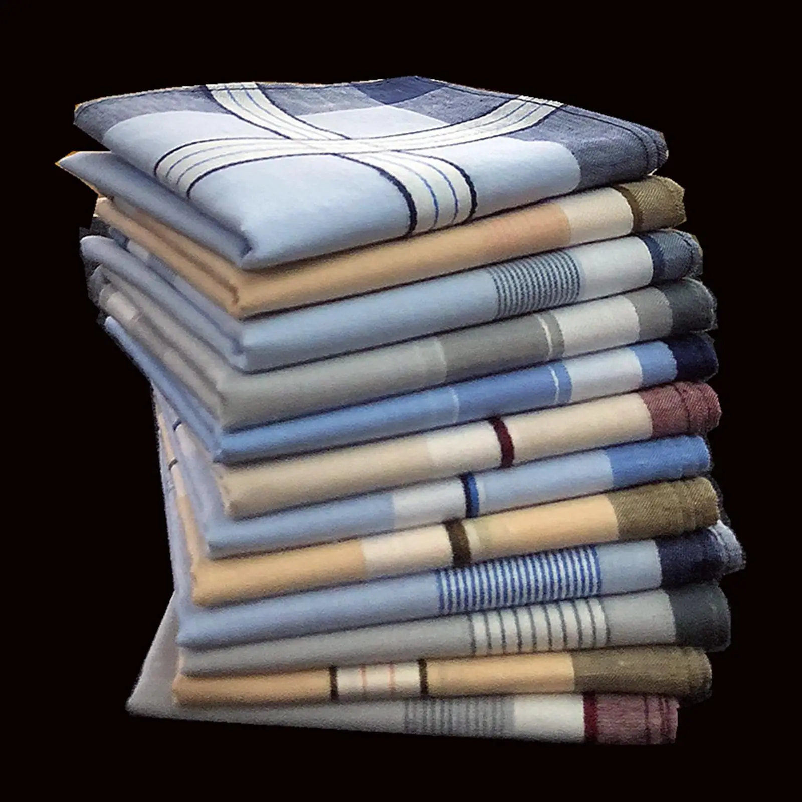 3x مناديل رجالية أنيقة - إكسسوارات أنيقة للمناسبات الخاصة