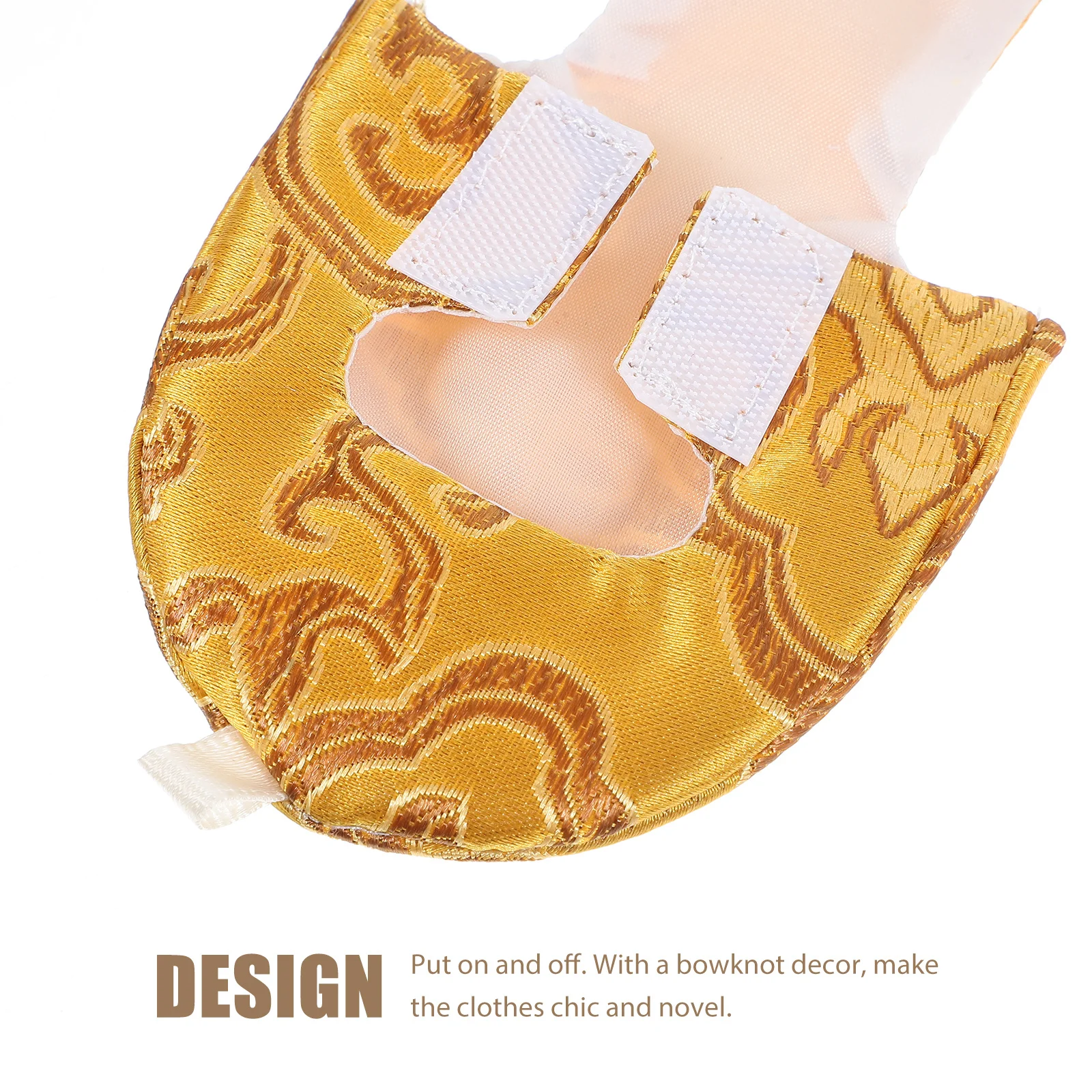 

Parrot Flying Suit Yellow Size Lightweight Reusable Pet Bird Diaper Print Pattern Easy Clean Bowknot Decor For Parakeet