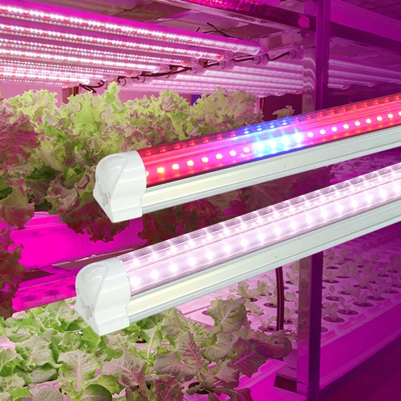 

T5 plant lamp led plant growth lamp t8 fill light belt 15w rainforest double row red blue tissue culture lamp 18w watt