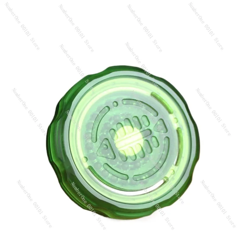 Mechanical Metal Fidget Coin Spinner Magnetic Clicker Toy Decompression Stress Relief Desk Gadget Segmented Push Slide EDC