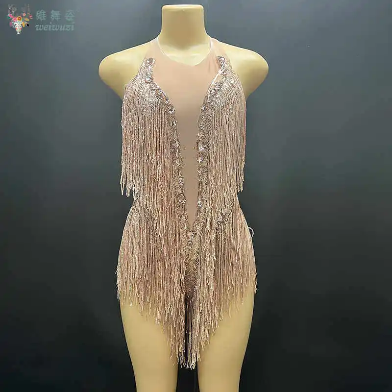 

Платье для латиноамериканских танцев с бахромой, женское, на заказ, с блестящими стразами, для выступлений, танго, ча-ча, для танцевальных соревнований