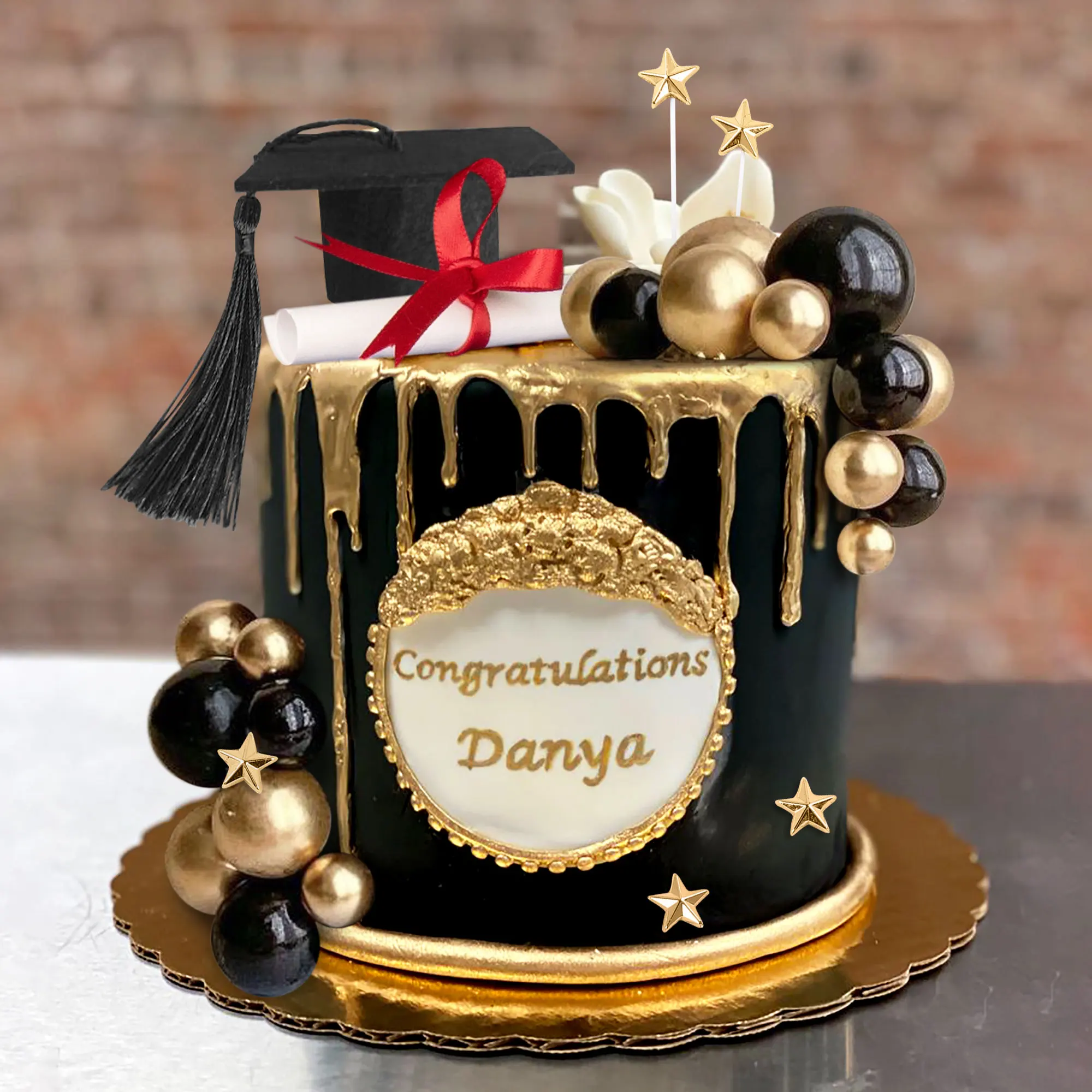 LaVenty 2026 Abschlussfeier-Dekorationen, Abschluss-Cupcake-Topper, Abschlussmütze, Abschluss-Kuchenaufsatz, Klassenabschluss 2026 Cupcake-Topper – Detail 5